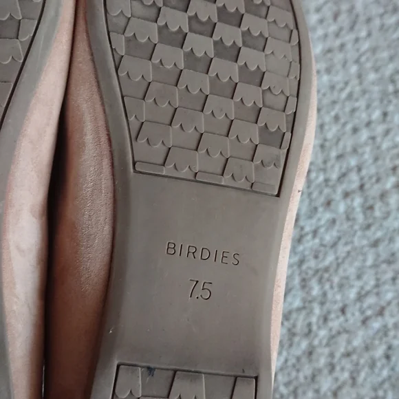 Birdies The Goldfinch ballet flats in a light blush suede size 7.5 - Picture 12 of 14